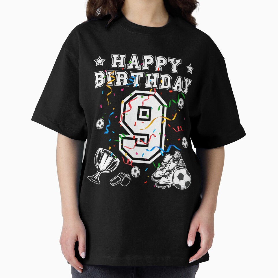Soccer Birthday 9 Years Soccer jersey Soccer ball by Shirt-Designs