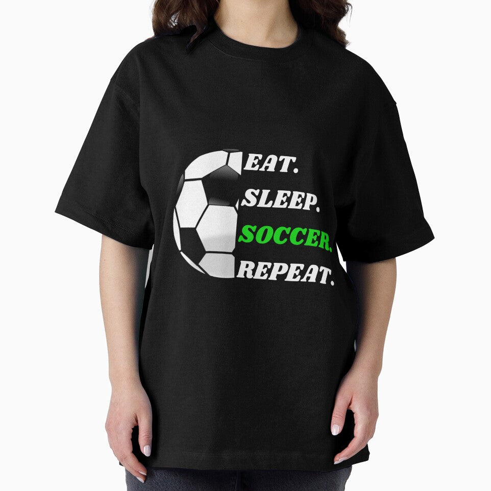 eat sleep soccer repeat by Mustaph-Shop
