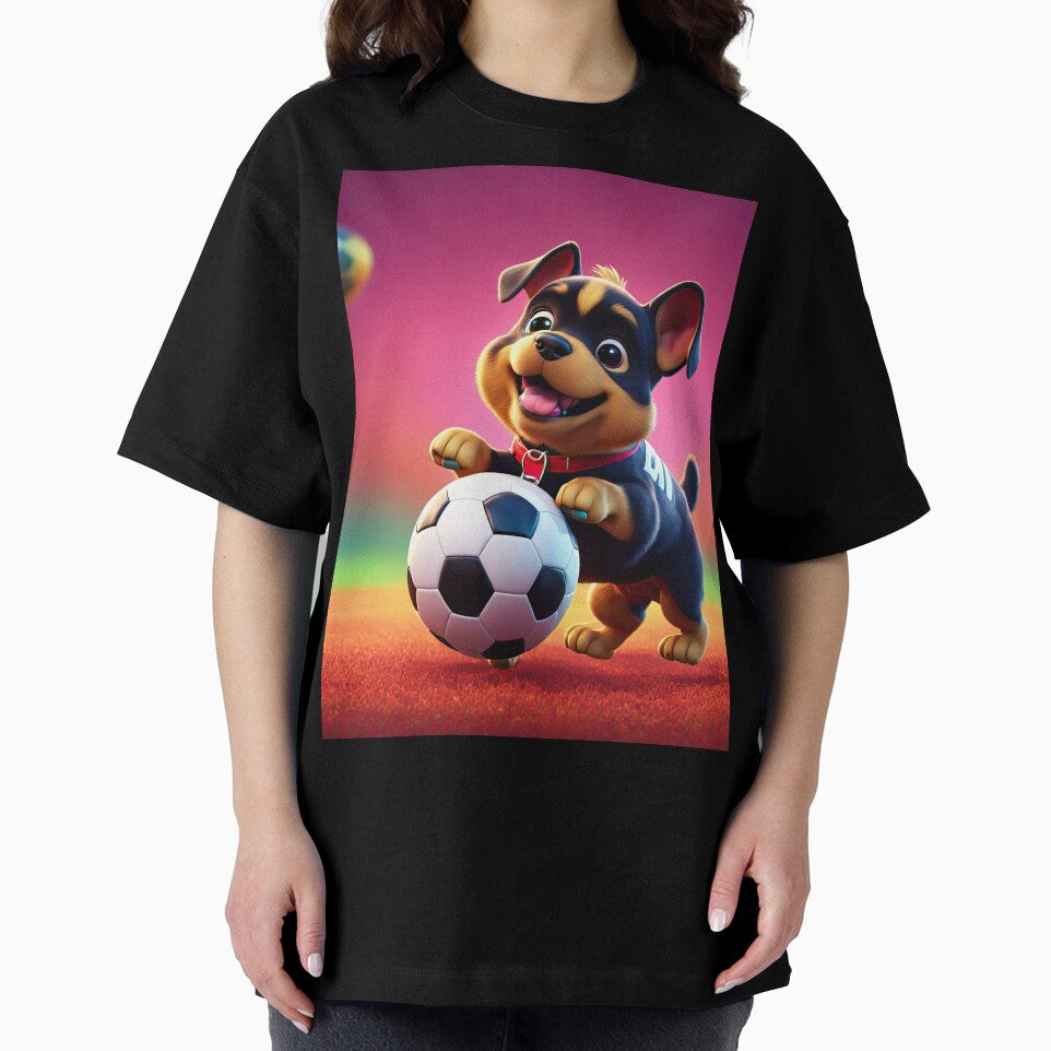 Puppy playing soccer by Colin Bentham