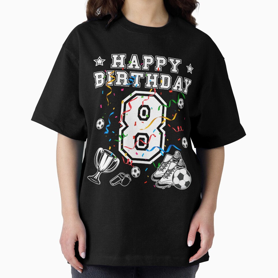 Soccer Birthday 8 Years Soccer jersey Soccer ball by Shirt-Designs