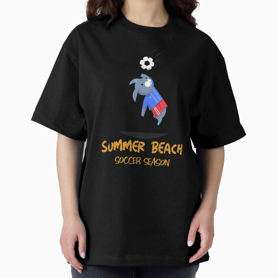 Summer beach soccer season rabbit vintage by Socool101