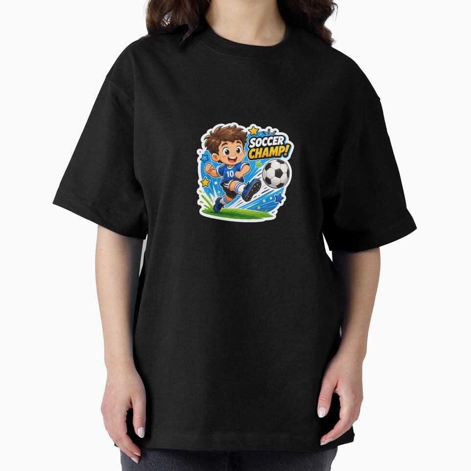 Soccer Champ Cartoon Sticker Art by tommytvkids