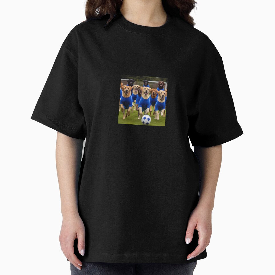 Labradors love football too! Soccer and Dog Lovers - Chelsea, Everton, Leicester City, Ipswich Town - Any dog, any colour by Humour House Designs