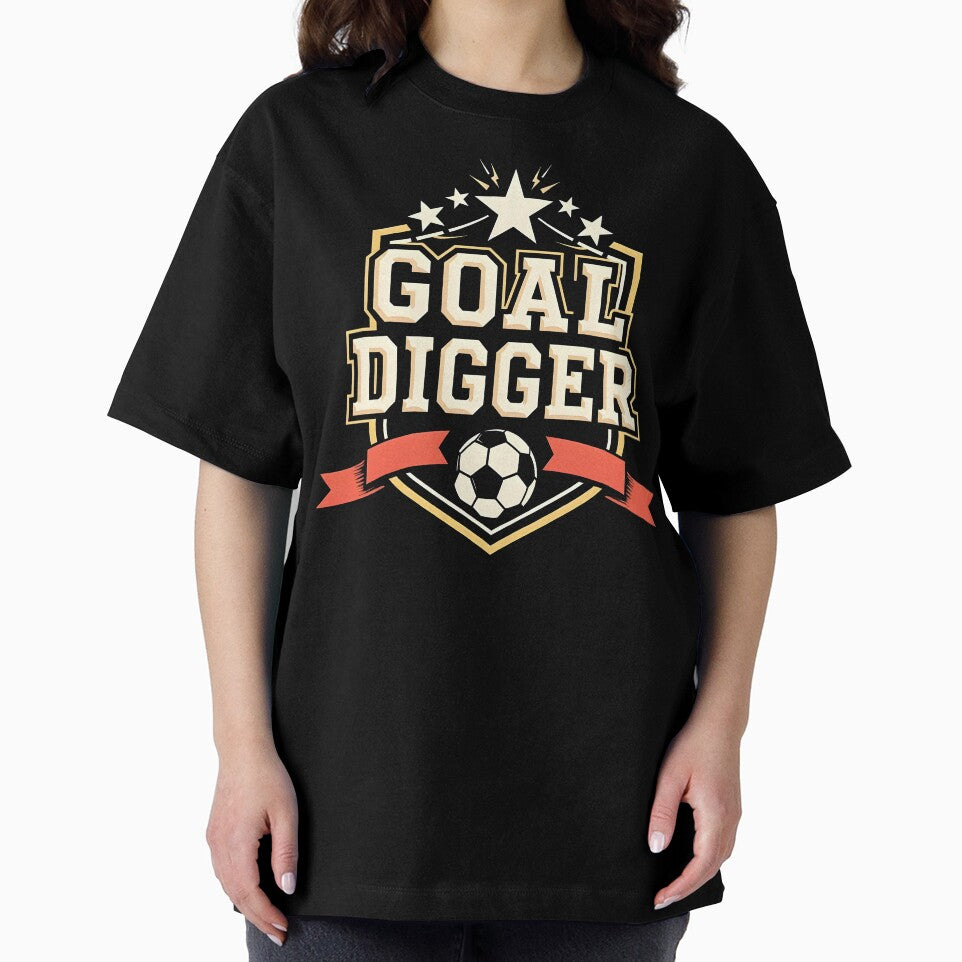 Funny Soccer Goal Digger Design by MimsTees