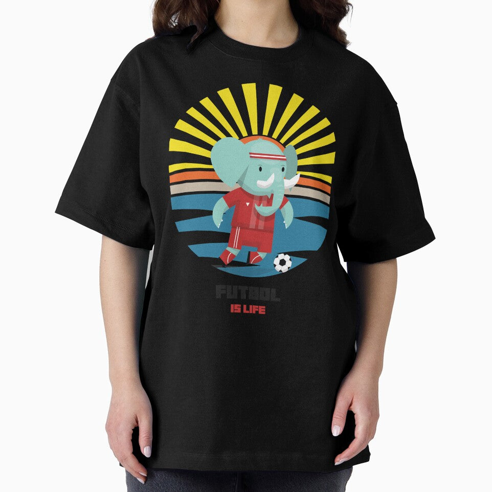 Futbol Is Life Elephant Soccer Star by TheWildFlix
