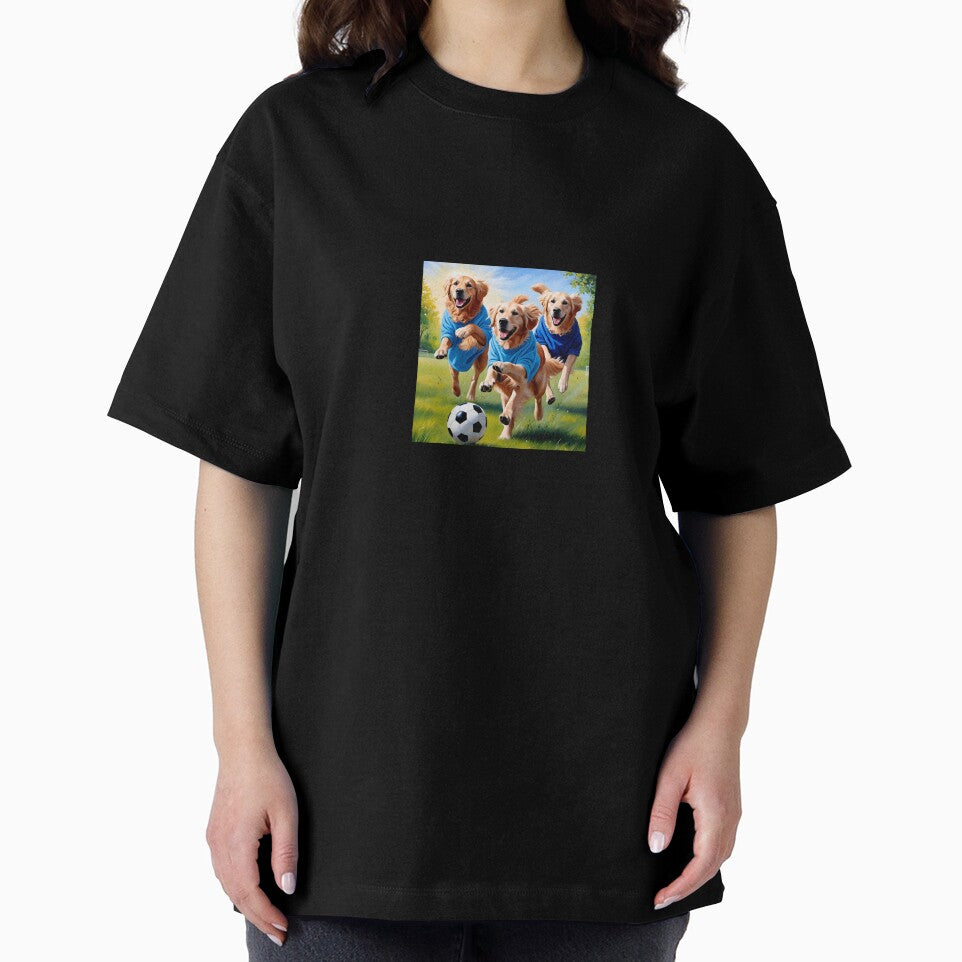 Golden Retrievers love football too! Soccer and Dog Lovers - Chelsea, Everton, Leicester City, Ipswich Town - Any dog, any colour by Humour House Designs