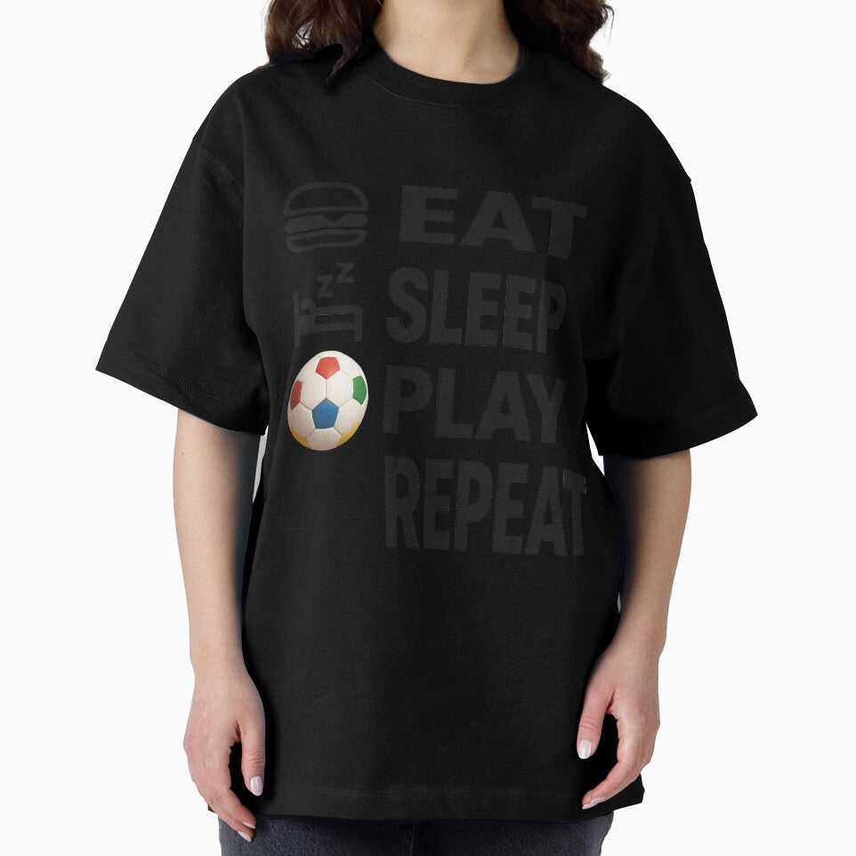 Eat Sleep Play Repeat Soccer by martin&matt artwork