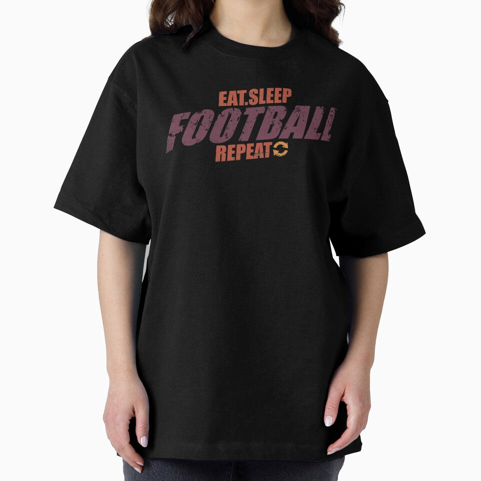 Eat Sleep Football Repeat - Football Player by motivationaltee