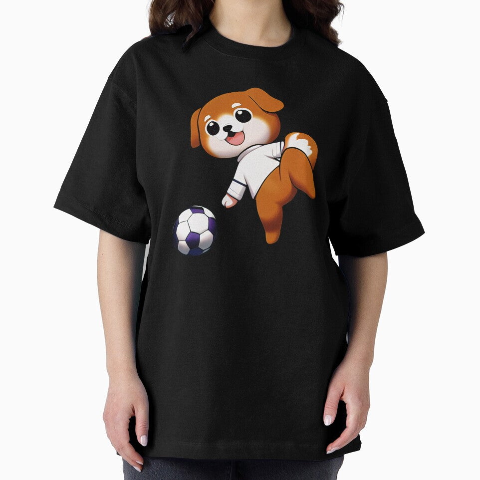 Cute Chibi Dog Soccer Player by BAYFAIRE