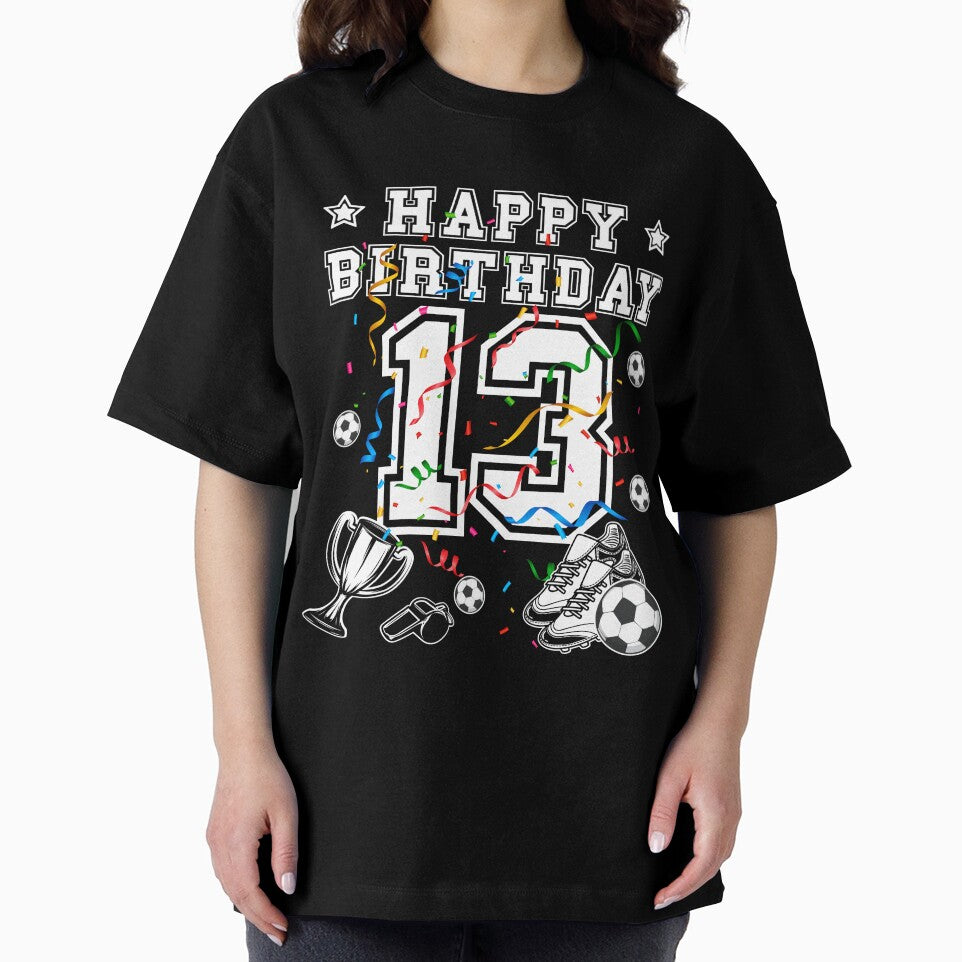 Soccer Birthday 13 Years Soccer jersey Soccer ball by Shirt-Designs