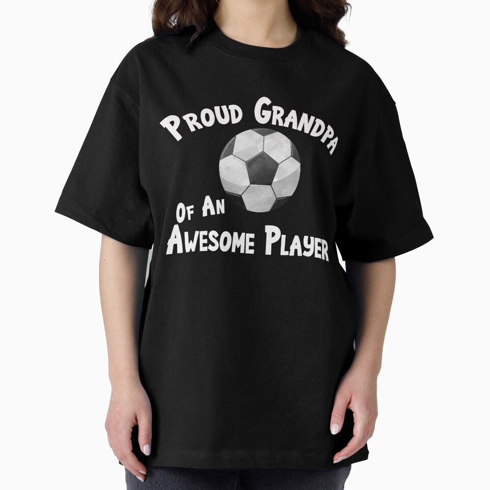 Soccer Football Proud Grandpa Of An Awesome Player Fan Designs by SpiritWestDesig