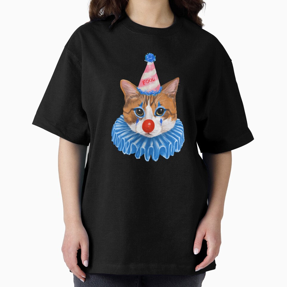 Silly Clown Cat by Cassie Duff