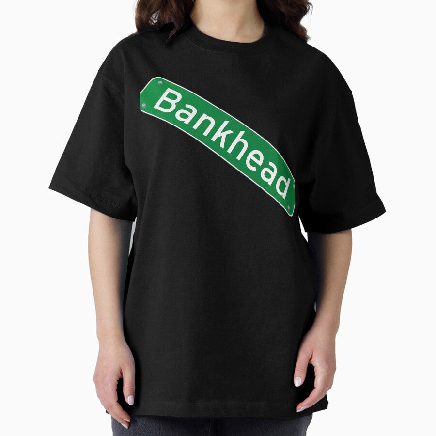 Bankhead Atlanta Georgia Street Sign Oversized T-Shirt Hoodie, Sweatshirt | CoreVibeTees.com