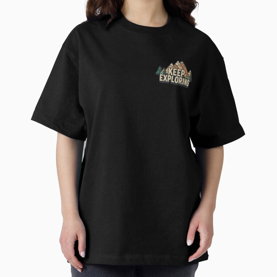 Adventure Awaits Wilderness Exploration Oversized T Shirt Hoodie, Sweatshirt | CoreVibeTees.com
