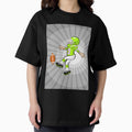 American football player kicking the ball Oversized T-Shirt Hoodie, Sweatshirt | CoreVibeTees.com