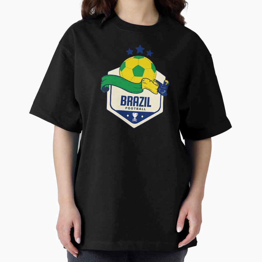 brazil football and soccer team FIFA worldcup Oversized T-Shirt Hoodie, Sweatshirt | CoreVibeTees.com