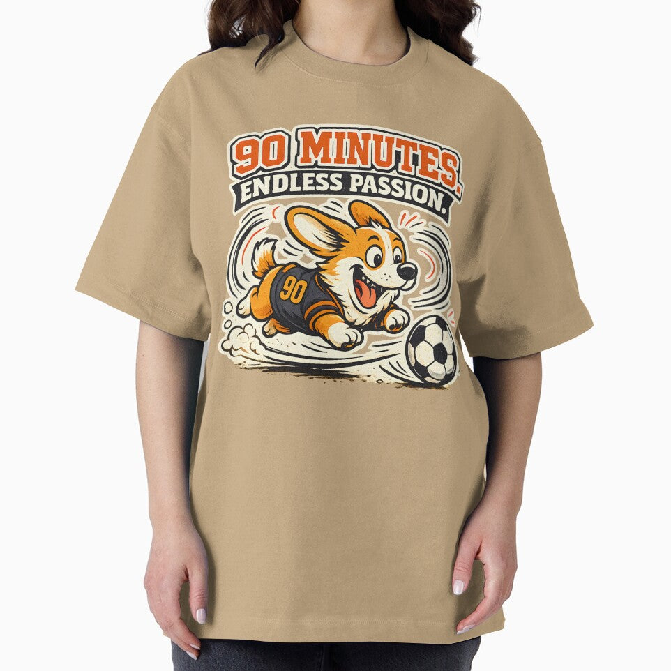 90 MINUTES. ENDLESS PASSION. – Funny Corgi Soccer Chase Vintage Mascot Illustration by  Artistry in Motion by MADsrecreation
