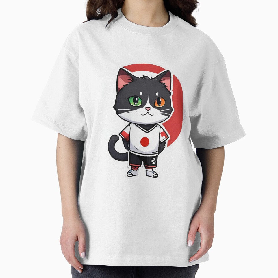 JAPAN Sports Team: a Cat wearing colours of Japanese Flag D18 by PerfectDay2Play