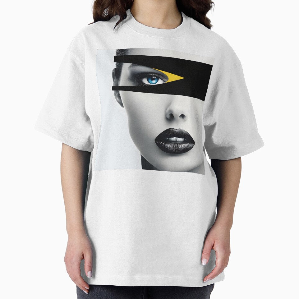 minimalist abstract woman print by dcrc