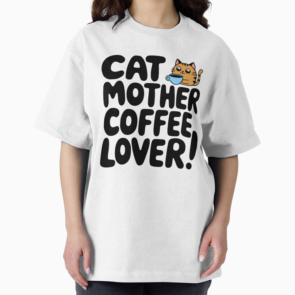 Cat Mother Coffee Lover! Cute Cats and Coffee by PMCreative