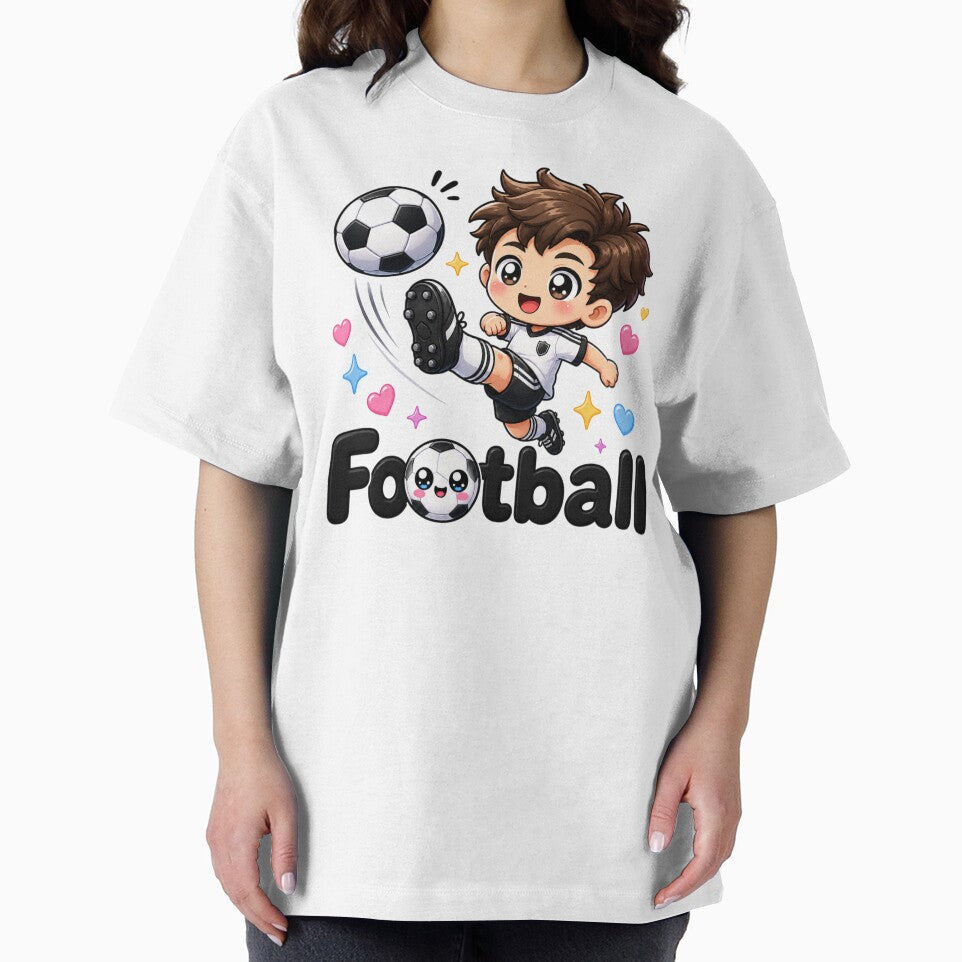 Kawaii Football Player | Cute Anime Chibi Sports Aesthetic by Dulxoz