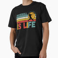 Baseball Is Life Baseball Lover Vintage by Nicet-shirt1