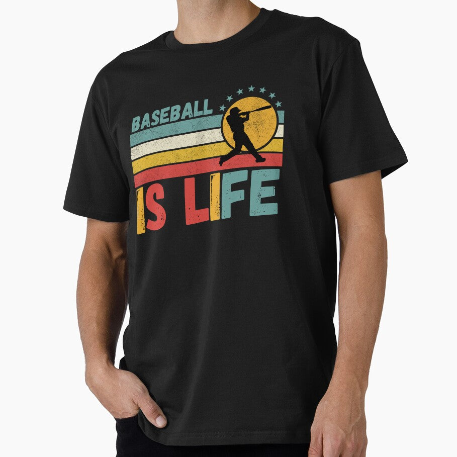 Baseball Is Life Baseball Lover Vintage by Nicet-shirt1
