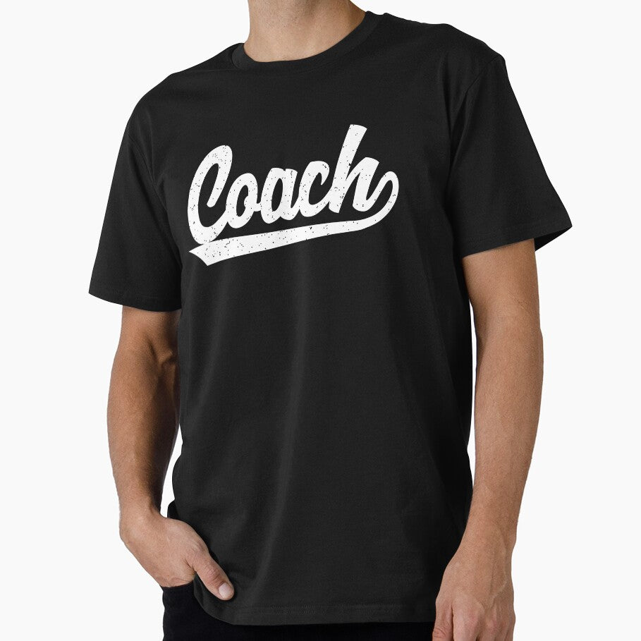 Classic Coach T-Shirts | Vintage Athletic Inspired Sports Coach Trainer Shirts by Teemaniac