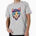Messi-Inspired Colorful Cat by INVADesign
