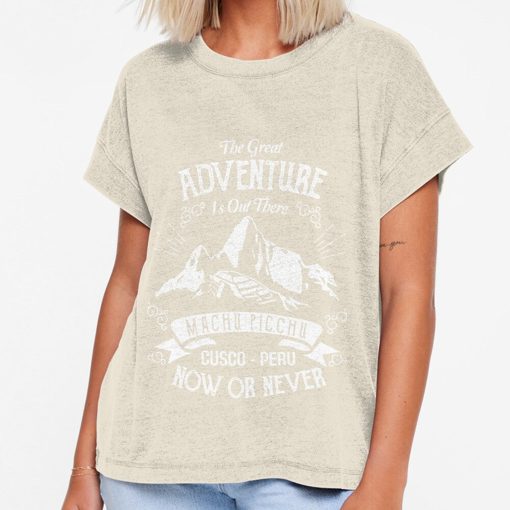Vintage Peru Shirt Cusco Machu Picchu Llama The great adventure Now or Never T-Shirt Machu Picchu Peru Llama Cusco Gift Idea by HallelujahTees