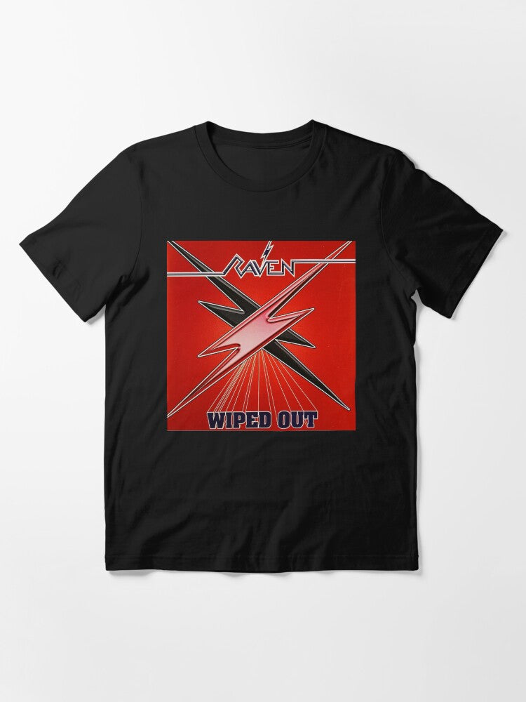 Raven - Wiped Out album 1982 Essential T-Shirt Hoodie, Sweatshirt | CoreVibeTees.com (Image 3)
