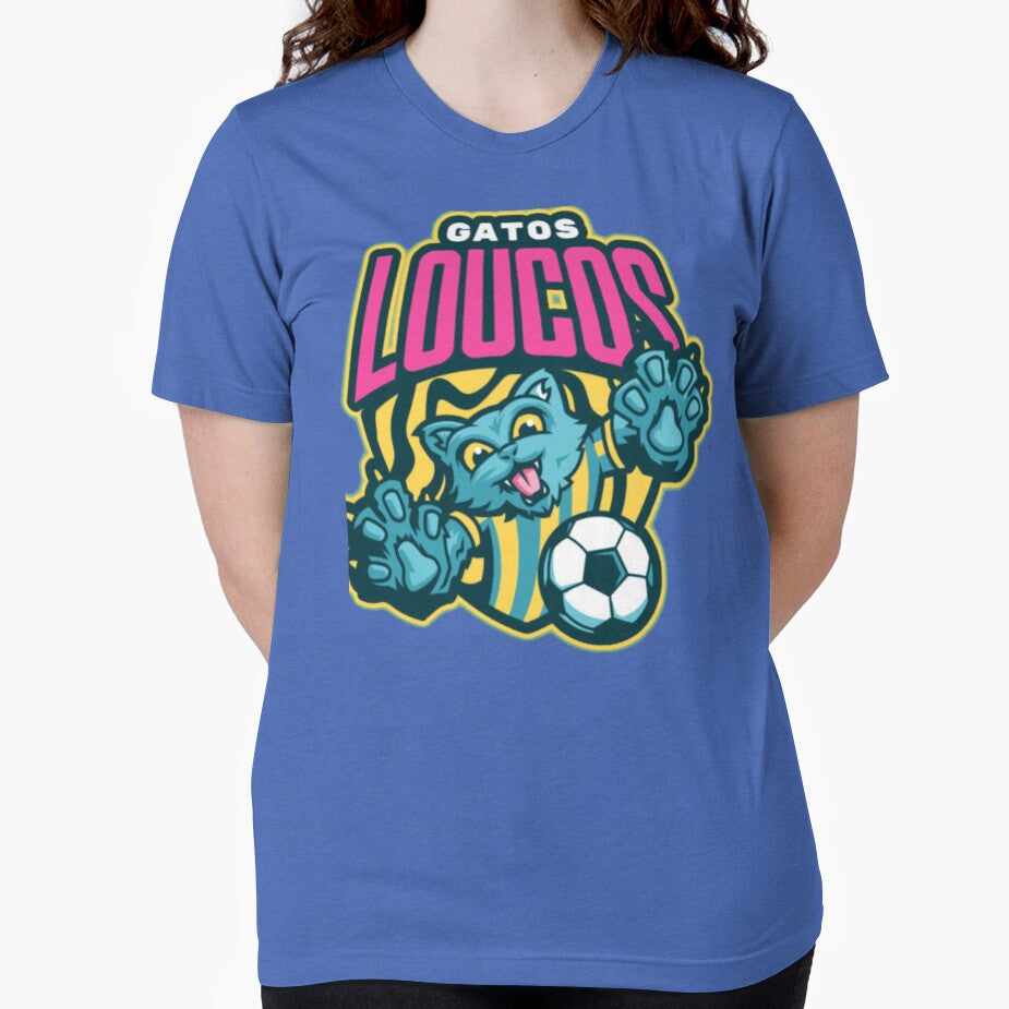 Gatos Loucos Soccer Cat Mascot by GenZFashion000
