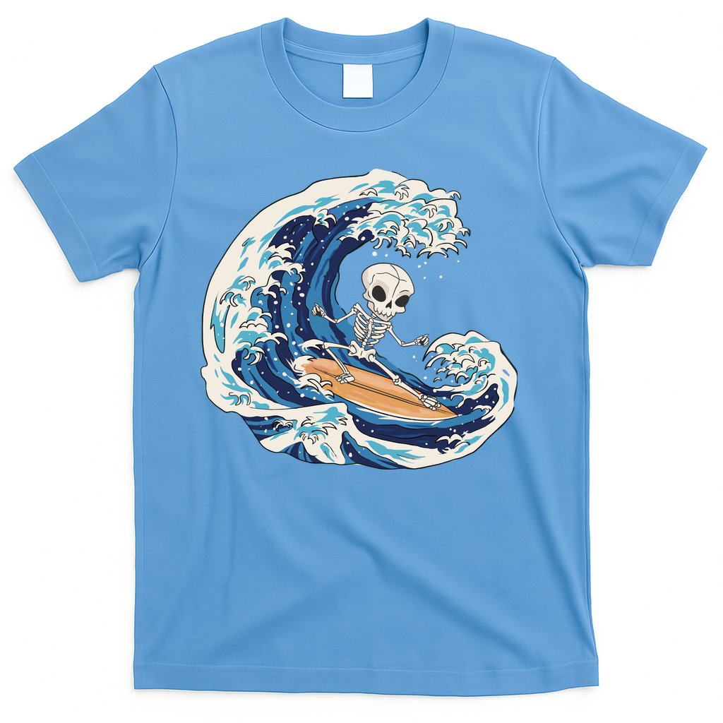 Skeleton Surfing Summer Surfer T-Shirt Hoodie, Sweatshirt | CoreVibeTees.com