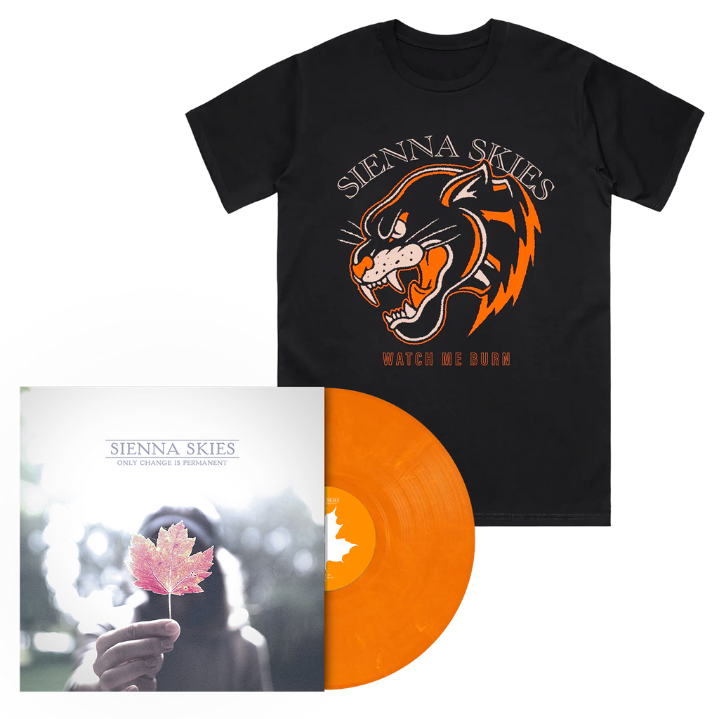 Only Change Is Permanent EP (Orange Vinyl) + Panther Tee Hoodie, Sweatshirt | CoreVibeTees.com