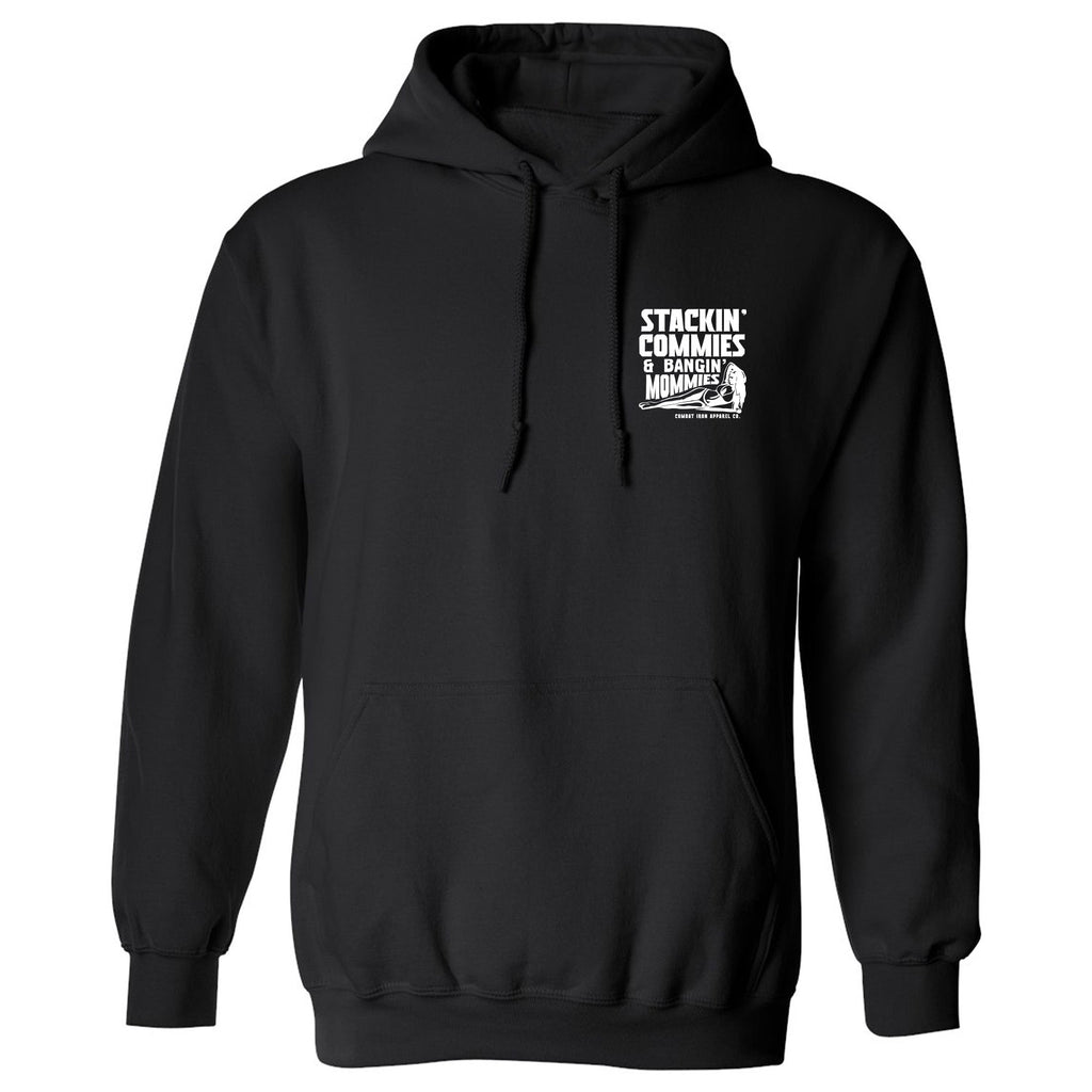 Stackin' Commies & Bangin' Mommies Fleece Lined Hoodies T-Shirts, Sweatshirt | CoreVibeTees.com (Image 2)
