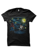 Starry Sea Black T-Shirt Hoodie, Sweatshirt | CoreVibeTees.com