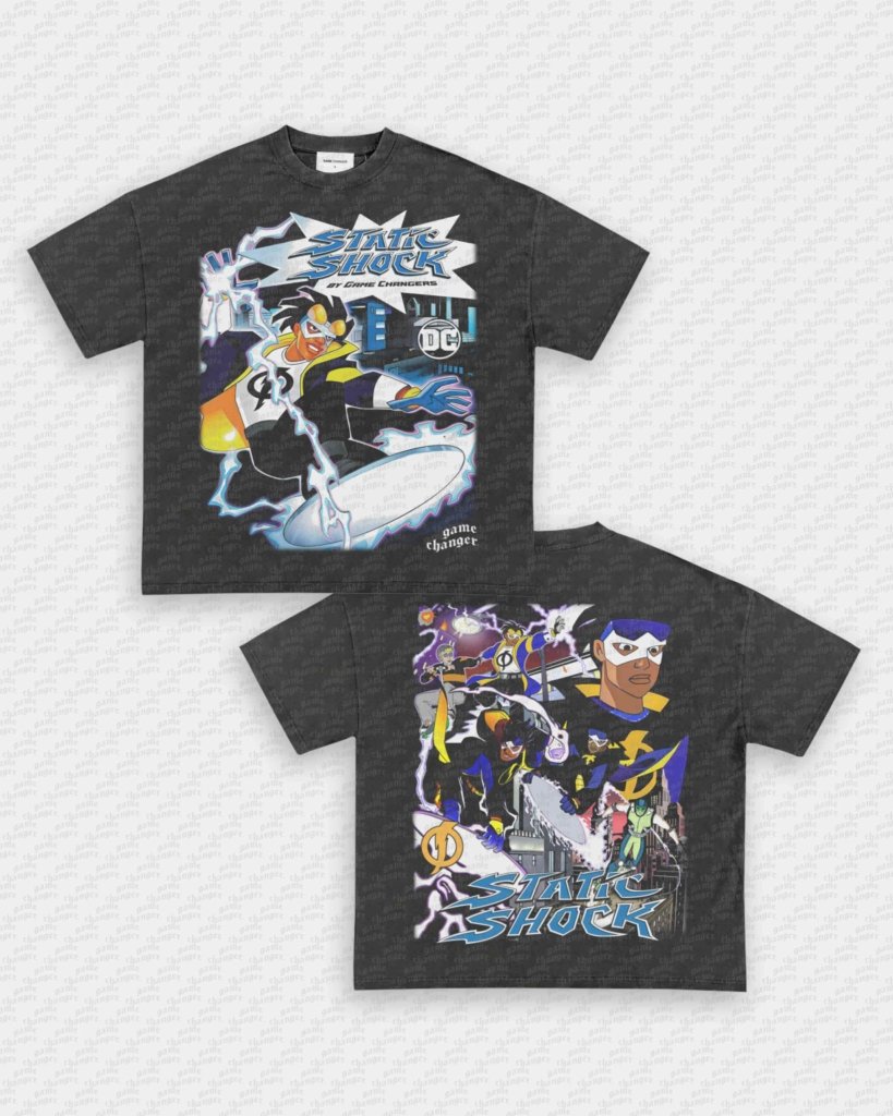 STATIC SHOCK TEE - [DS] Hoodie, Sweatshirt | CoreVibeTees.com (Image 2)