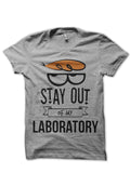 Stay Out Of My Laboratory Dexter Grey T-Shirt Hoodie, Sweatshirt | CoreVibeTees.com