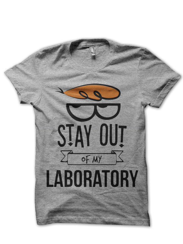 Stay Out Of My Laboratory Dexter Grey T-Shirt Hoodie, Sweatshirt | CoreVibeTees.com