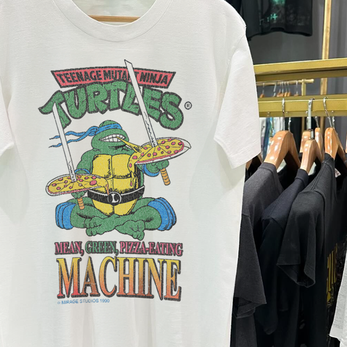 90'S LEONARDO SLAMMIN' VINTAGE WASHED WHITE T-SHIRT Hoodie, Sweatshirt | CoreVibeTees.com (Image 2)