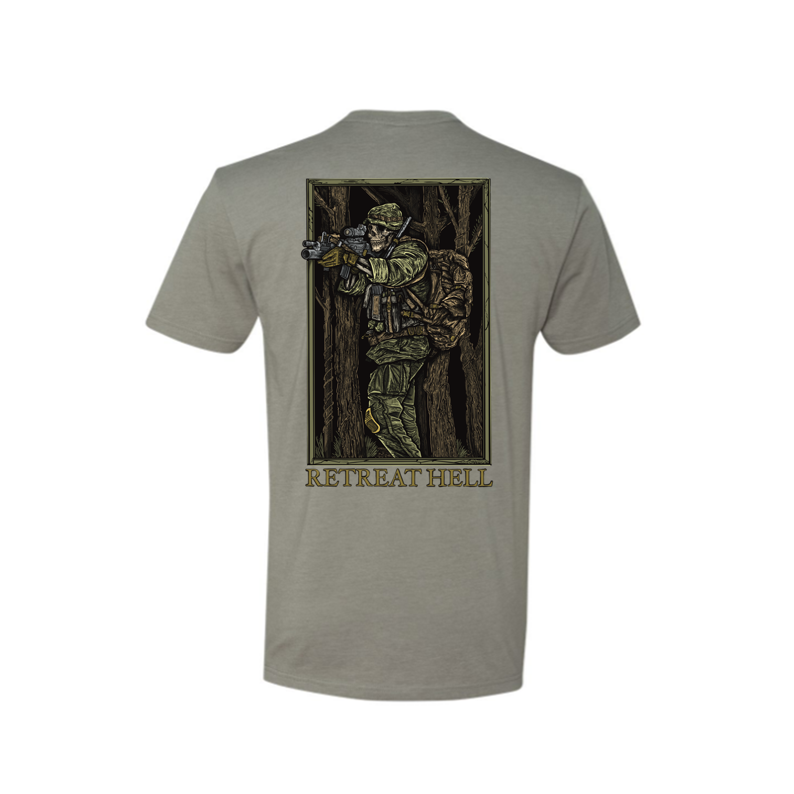 Retreat Hell Tee Hoodie, Sweatshirt | CoreVibeTees.com (Image 1)