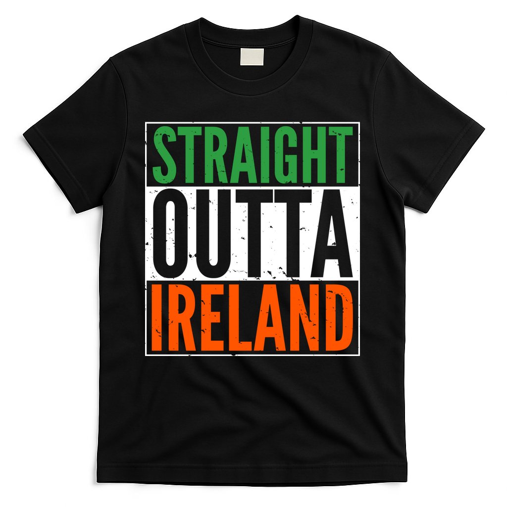 Straight Outta Ireland St. Patrick's Day Irish T-Shirt Hoodie, Sweatshirt | CoreVibeTees.com