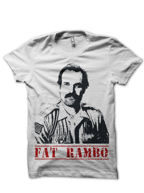 Jim Hopper Fat Rambo White T-Shirt Hoodie, Sweatshirt | CoreVibeTees.com
