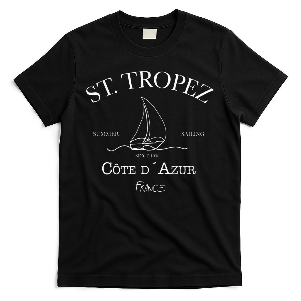 St. Tropez Summer Sailing T-Shirt Hoodie, Sweatshirt | CoreVibeTees.com