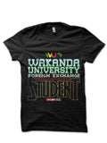 Wakanda University Foreign Exchange Student â€“ Black Panther Black T-Shirt Hoodie, Sweatshirt | CoreVibeTees.com