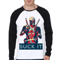 Suck It Raglan Tee Hoodie, Sweatshirt | CoreVibeTees.com