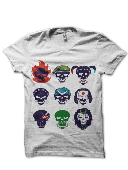 Suicide Squad White T-Shirt Style001 Hoodie, Sweatshirt | CoreVibeTees.com