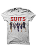 Suits White Tee Hoodie, Sweatshirt | CoreVibeTees.com