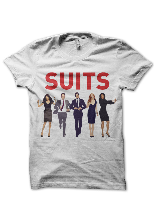 Suits White Tee Hoodie, Sweatshirt | CoreVibeTees.com