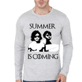 Summer Is Coming Grey Full Sleeve Tee Hoodie, Sweatshirt | CoreVibeTees.com